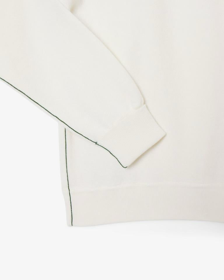 Maglia Lacoste girocollo in misto lana donna