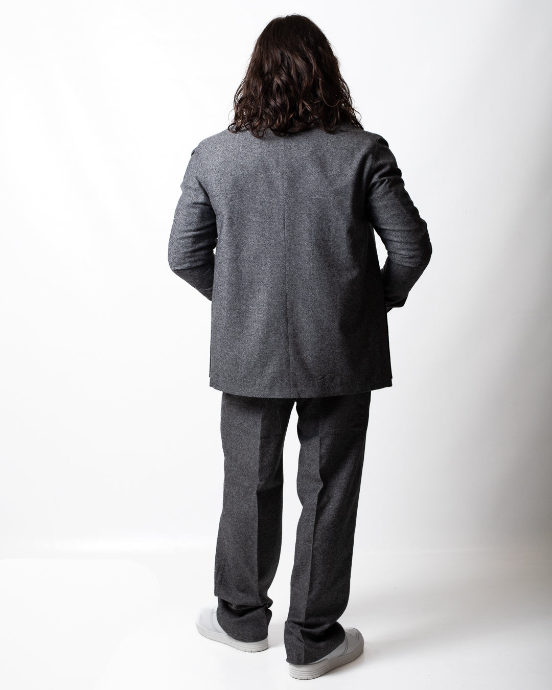 Pantalone Daniele Alessandrini in misto lana uomo