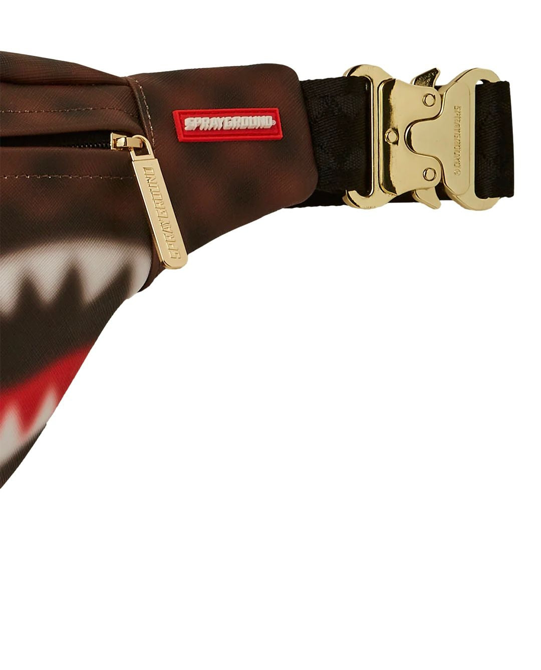 Marsupio Sprayground marrone shark in paris blur savvy crossbody