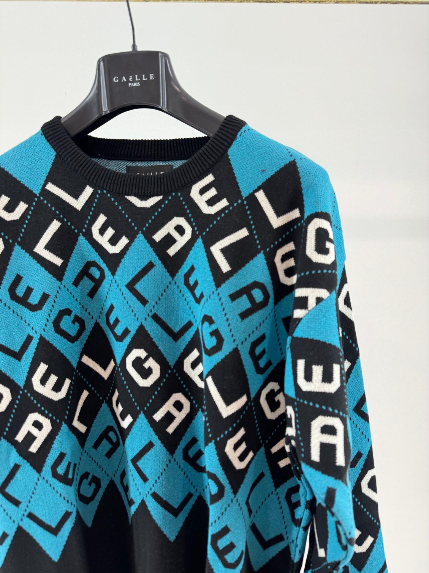 Maglia Gaelle girocollo con logo lettering uomo