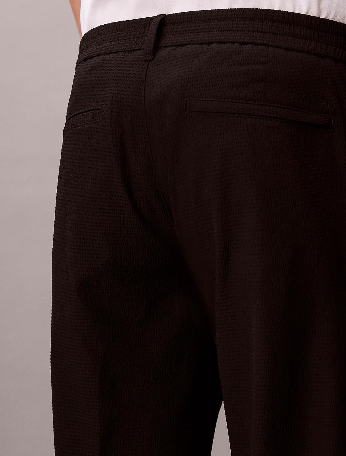 Pantalone Calvin Klein straight "Seersucker" uomo