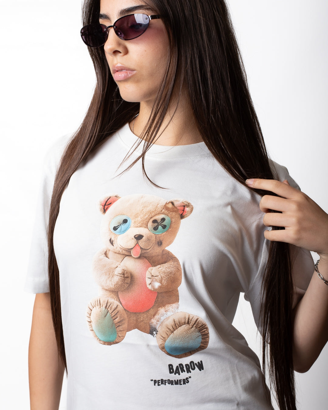 T-Shirt Barrow "Performers" con stampa Teddy