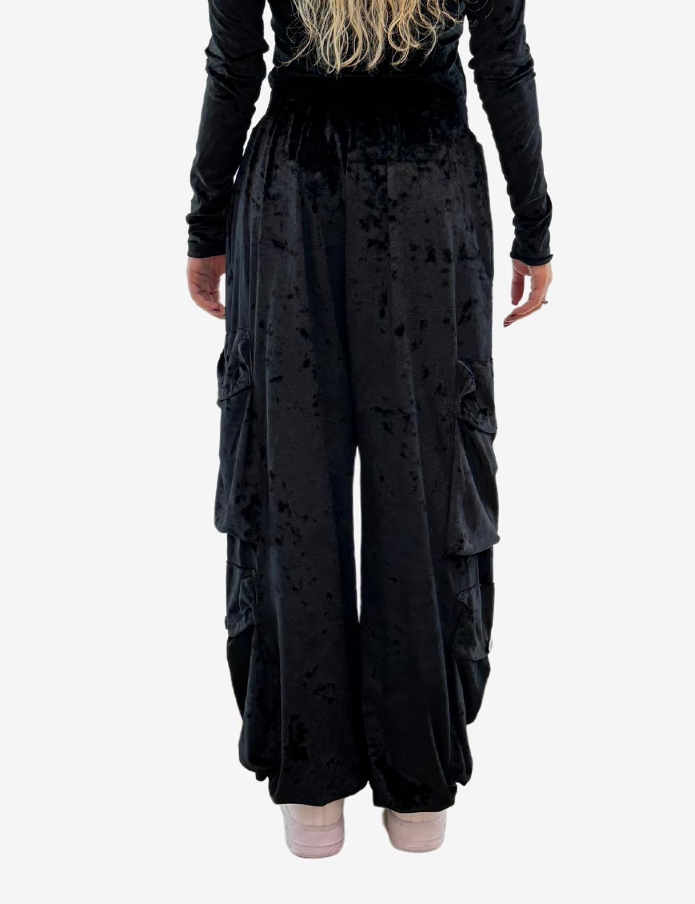 Pantalone Disclaimer cargo in ciniglia donna