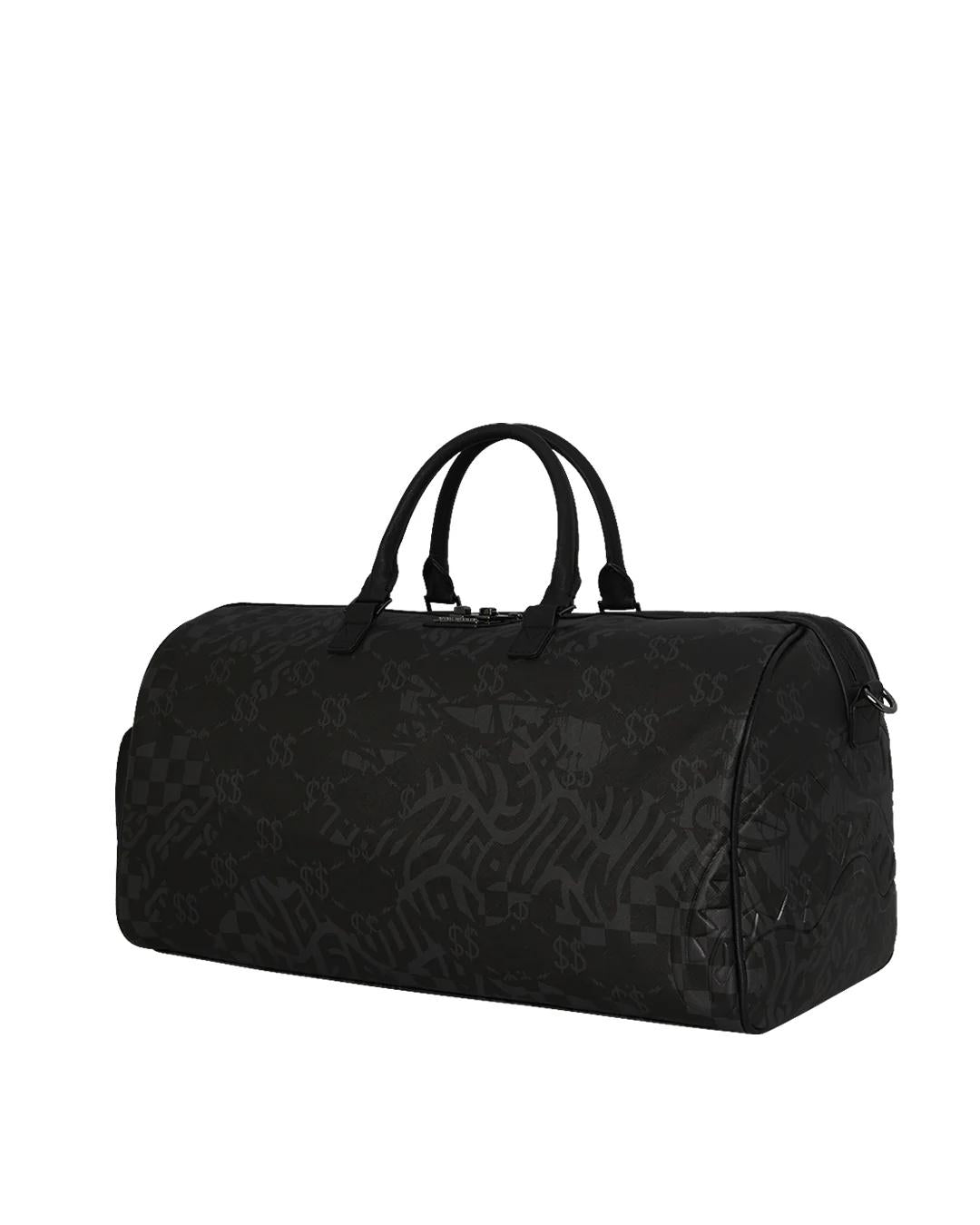 Borsa Sprayground nero 3AM check mini duffle