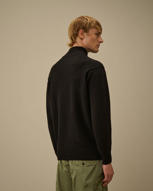 Maglia C.P. Company fullzip in misto lana uomo