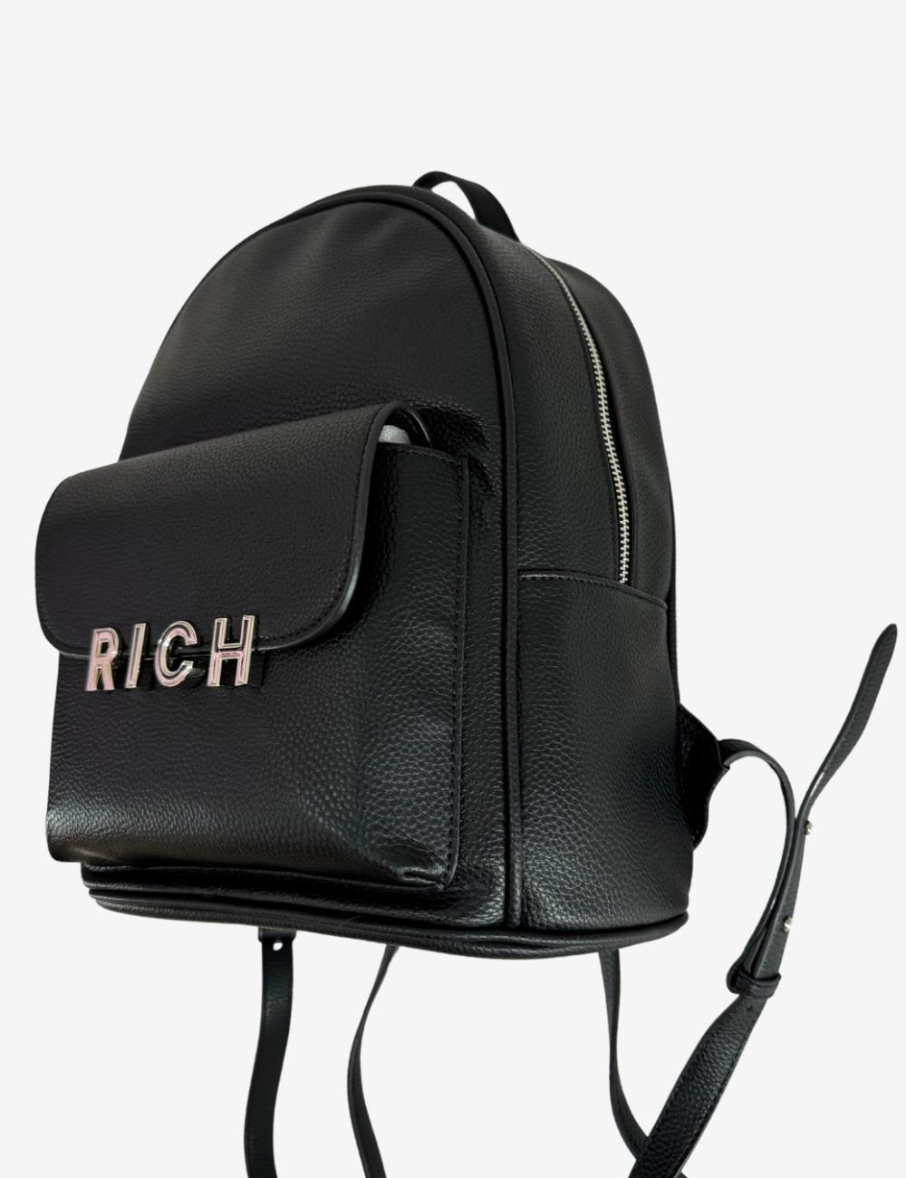 Zaino John Richmond con placca metallica logata