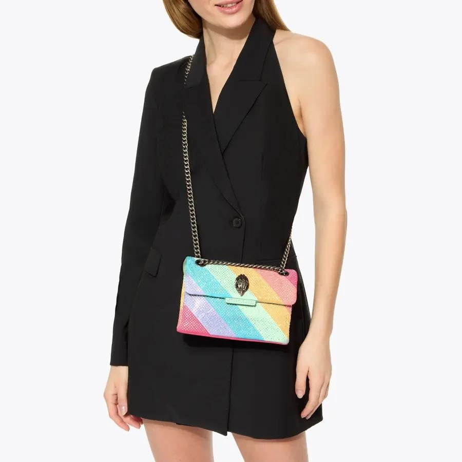 Borsa Kurt Geiger "Leather Suede Kensington" donna