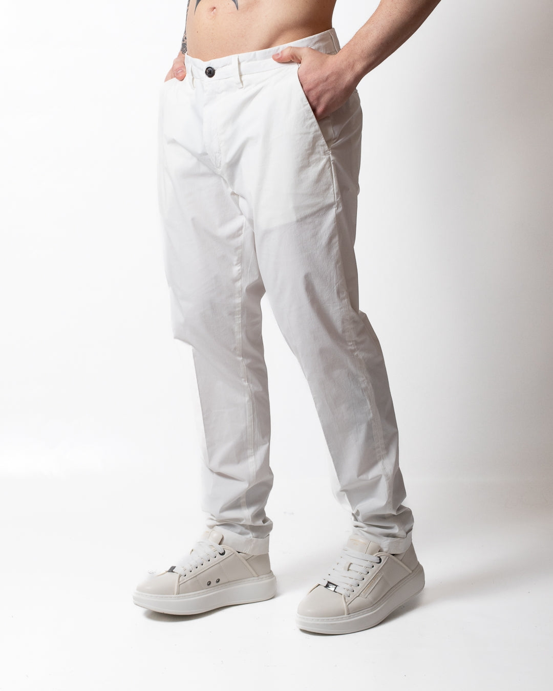 Pantalone Liu Jo chino cropped uomo