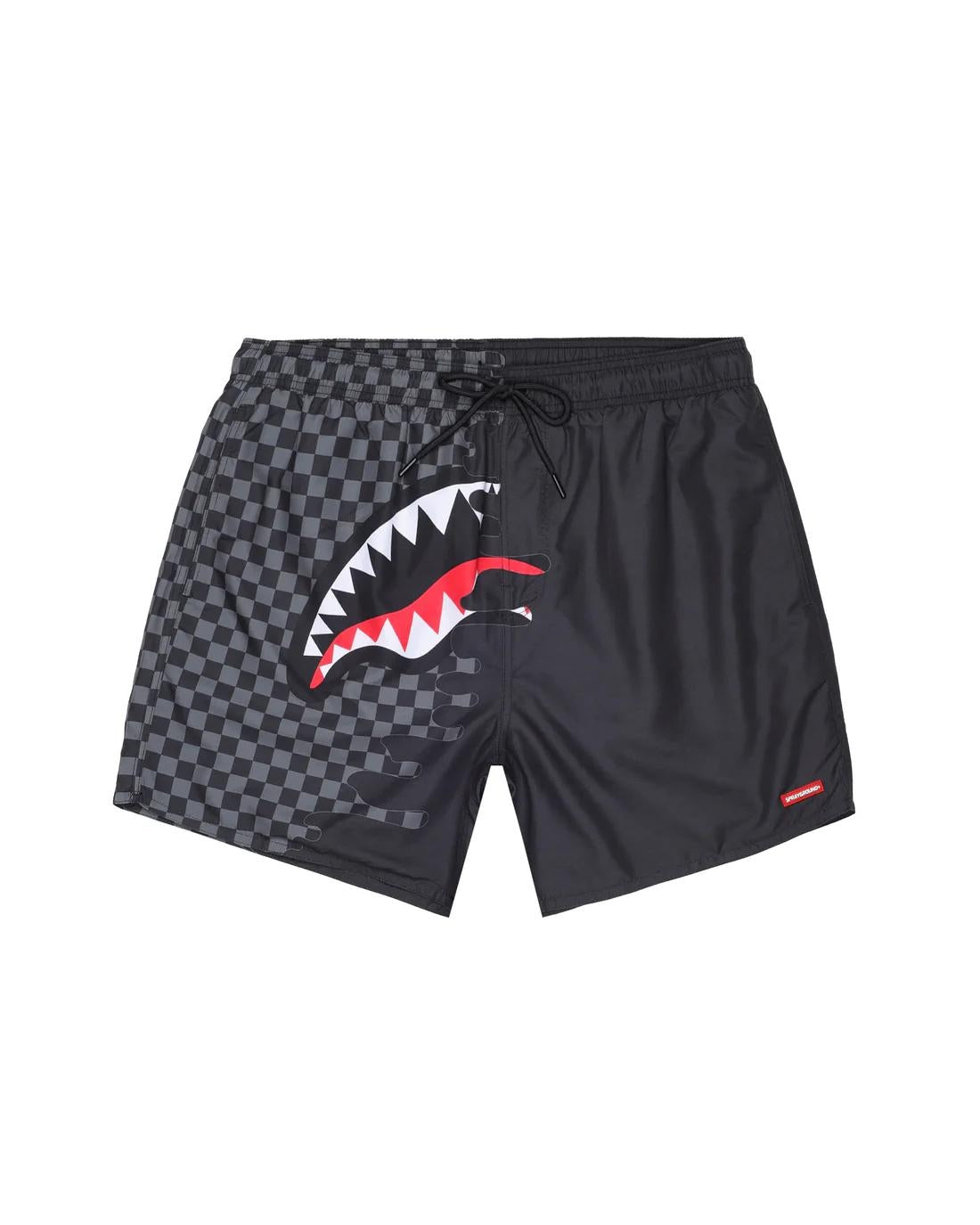 Boxer mare Sprayground fantasia con logo unfinished shark