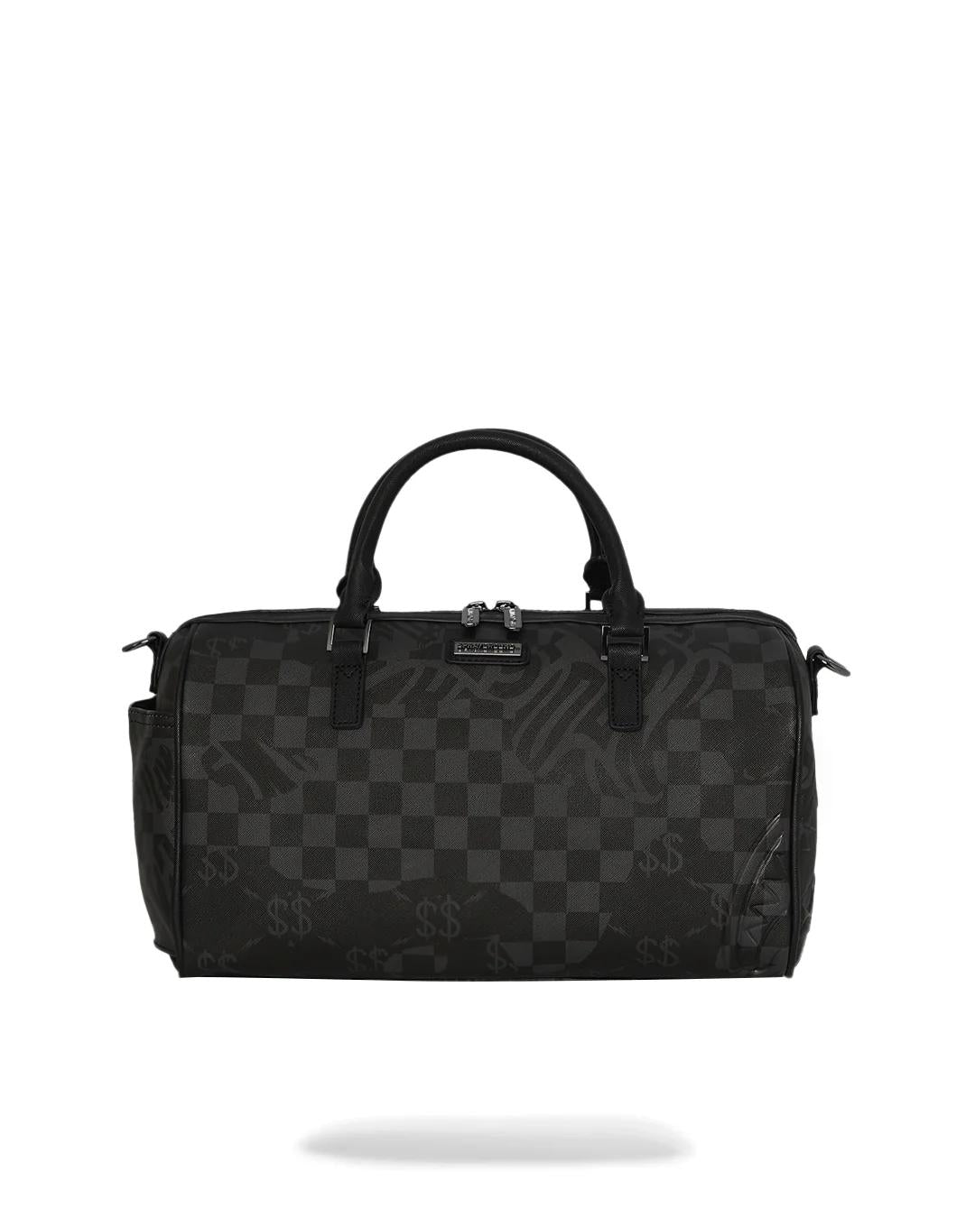 Borsa Sprayground nero 3AM check mini duffle
