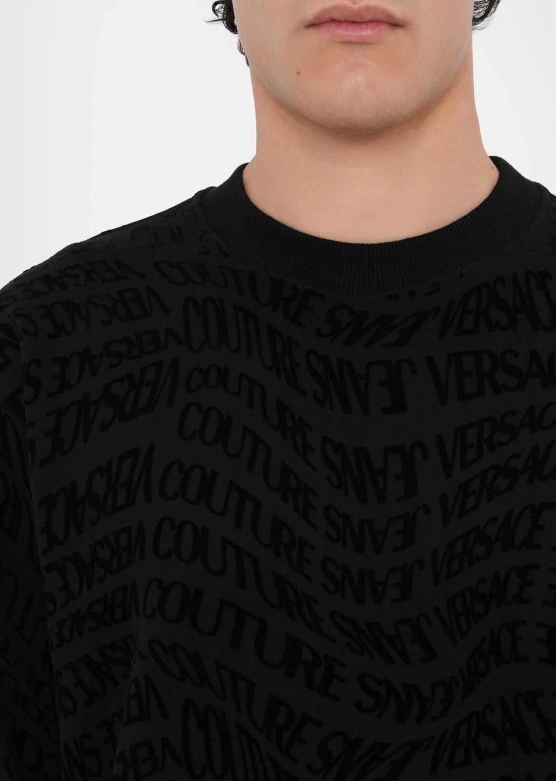 Felpa Versace Jeans Couture "Logomania" girocollo uomo