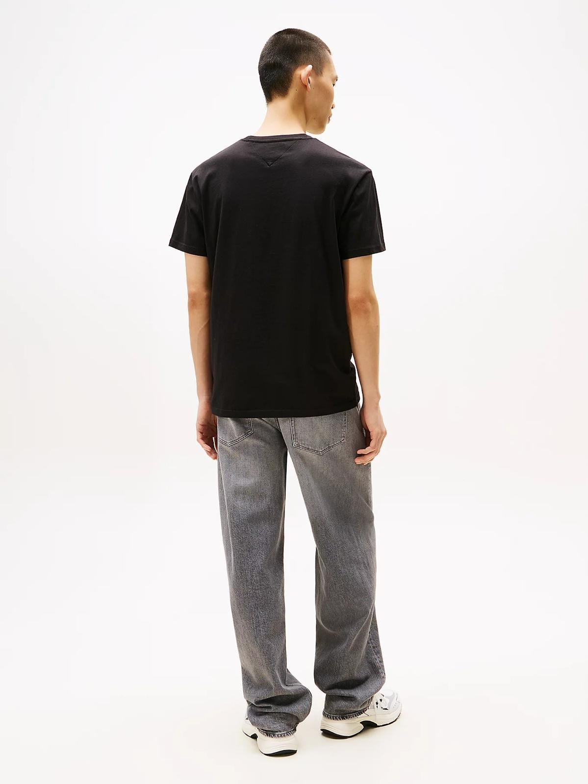 T-Shirt Tommy Jeans con stampa logata uomo