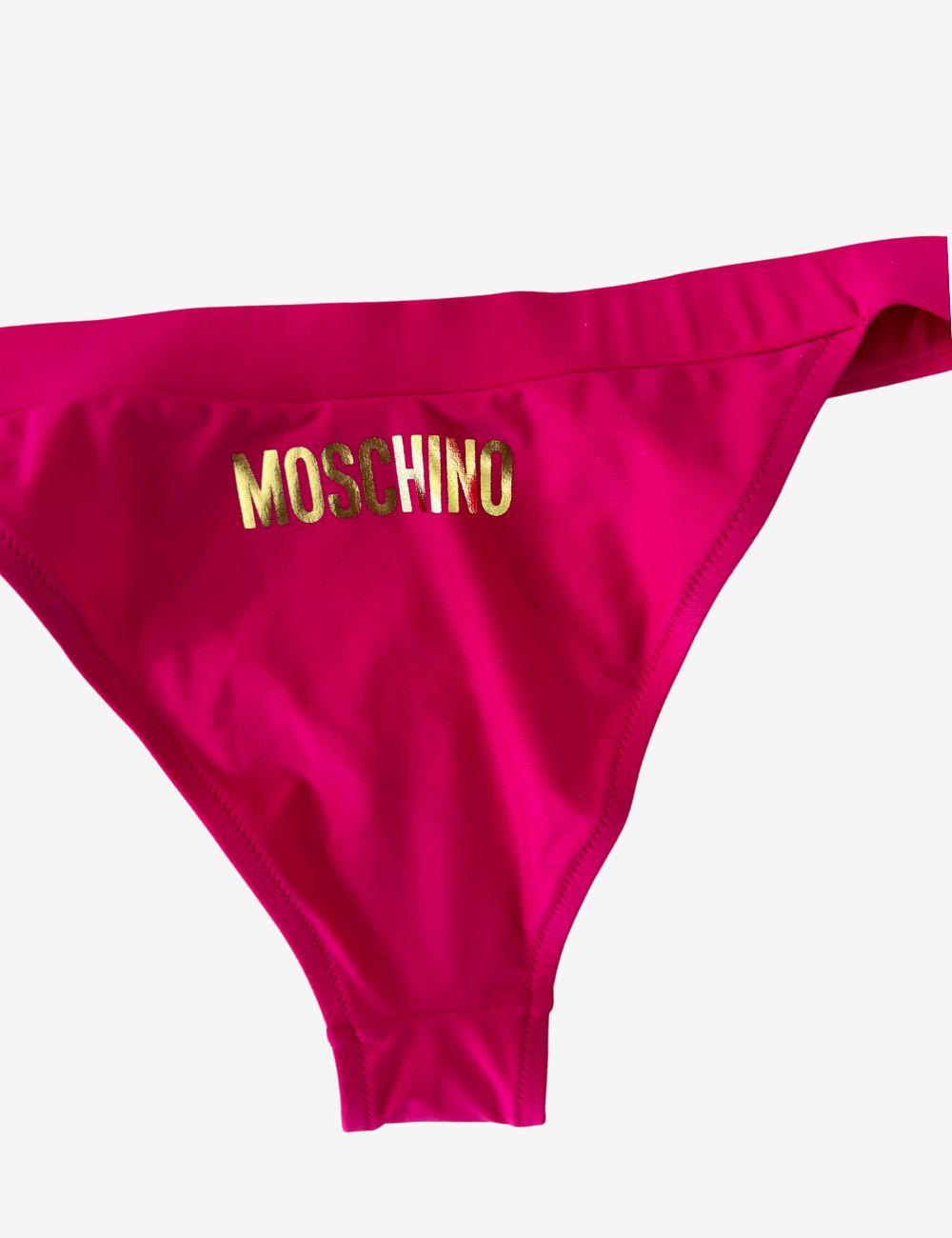 Slip mare Moschino con dettaglio in metallo donna
