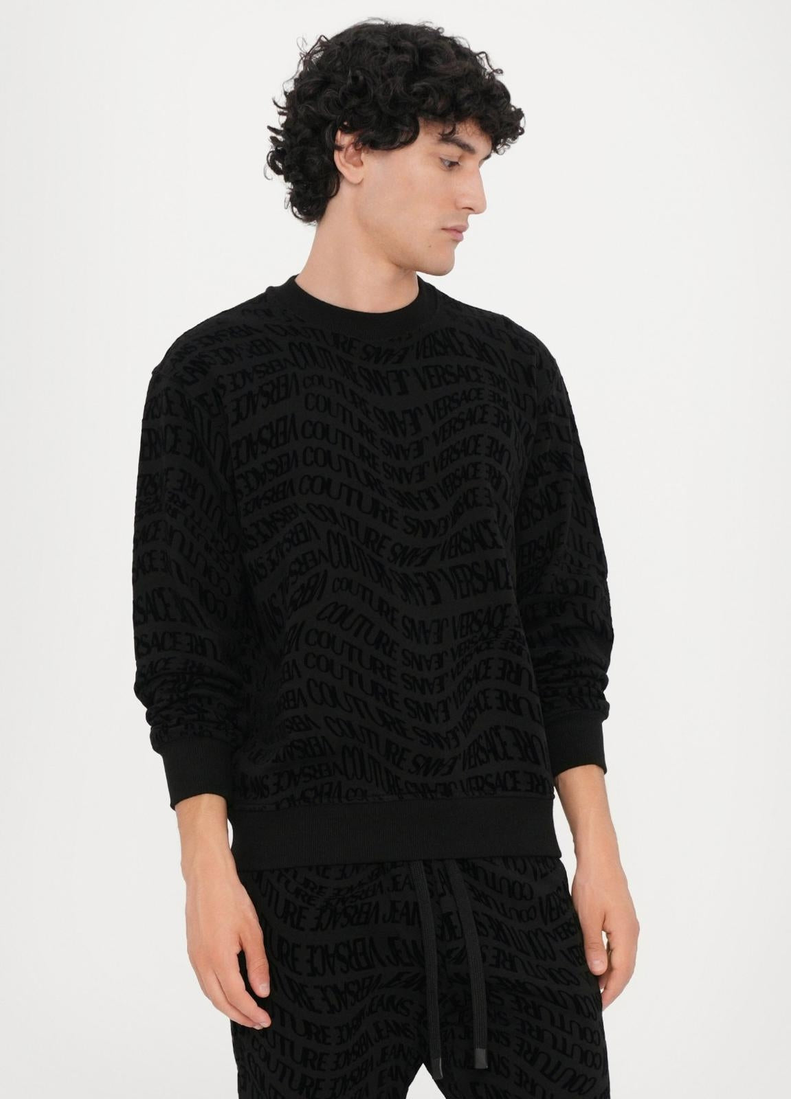 Felpa Versace Jeans Couture "Logomania" girocollo uomo