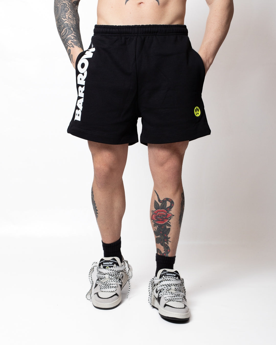 Short Barrow in felpa con logo classic