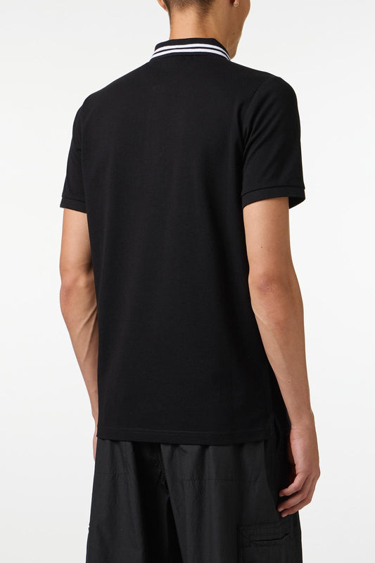 Polo Iceberg in piquet con etichetta logata uomo