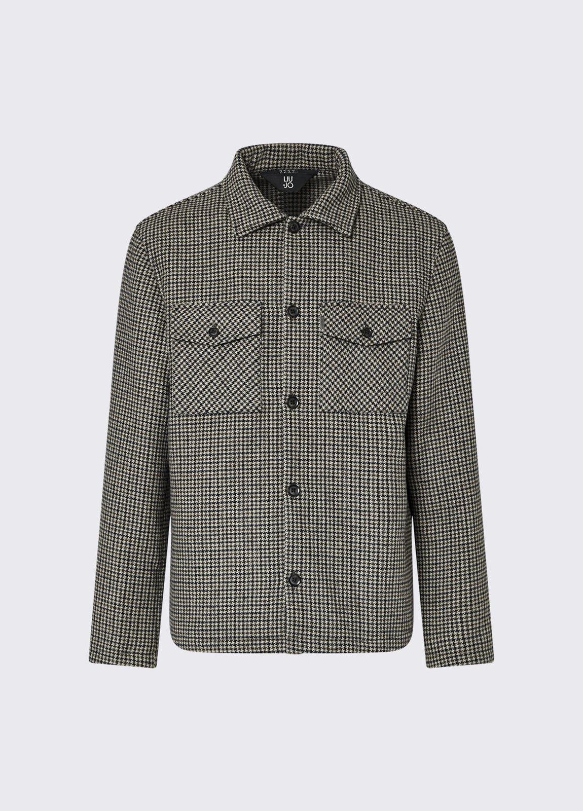 Giubbotto Liu Jo in misto lana tartan