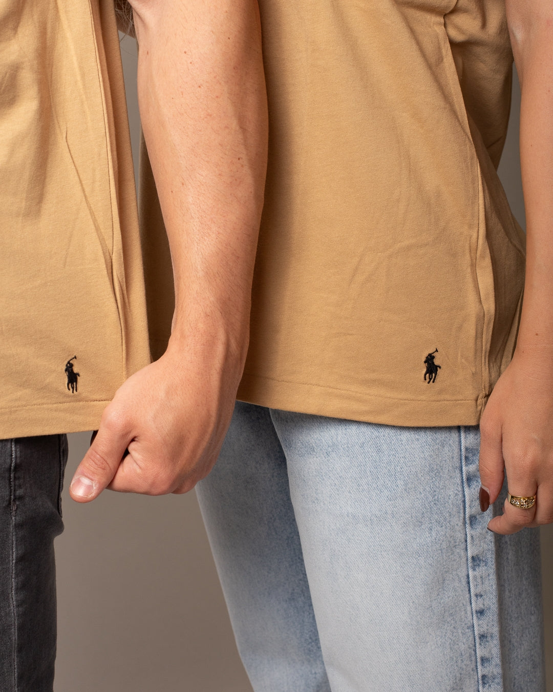 T-Shirt Polo Ralph Lauren con logo e ricamo uomo