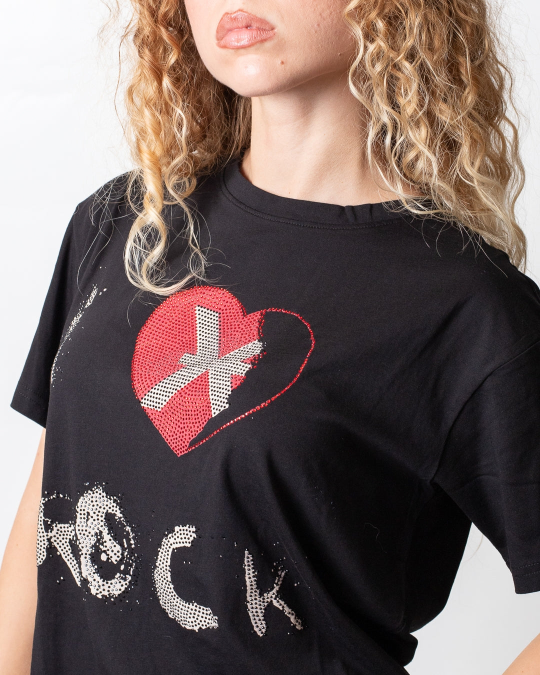 T-Shirt Richmond X "I love Rock" donna