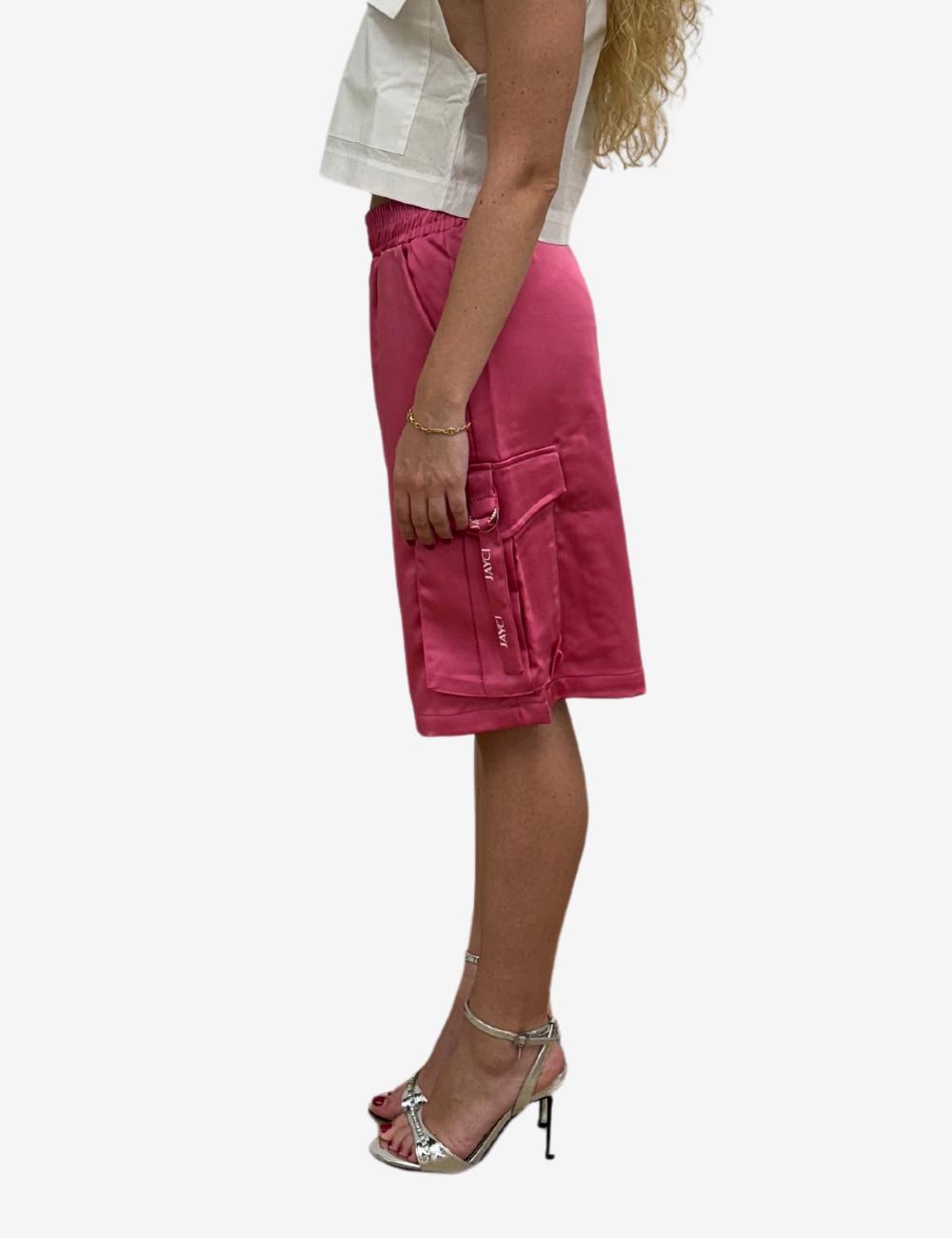 Bermuda Jaycì cargo in raso donna