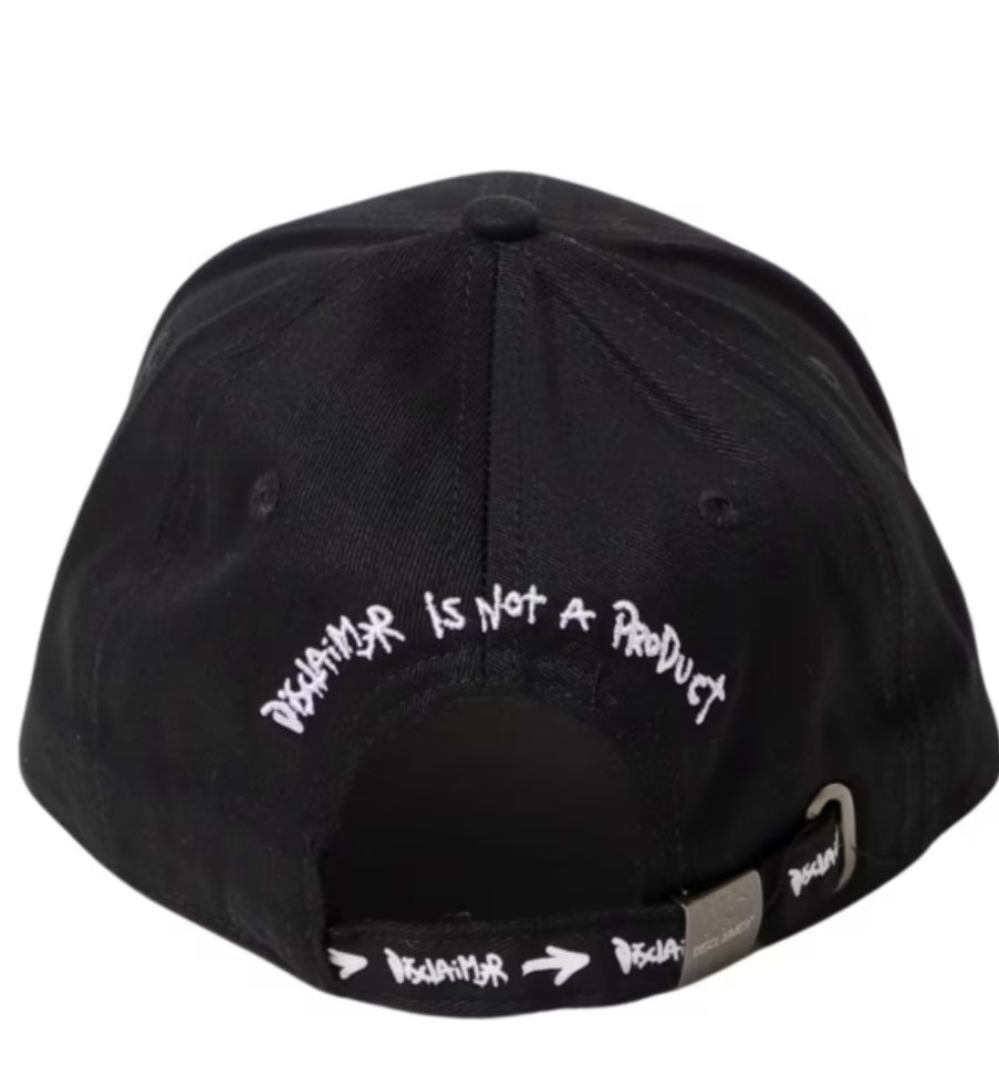 Cappello Disclaimer con visiera e logo in rilievo