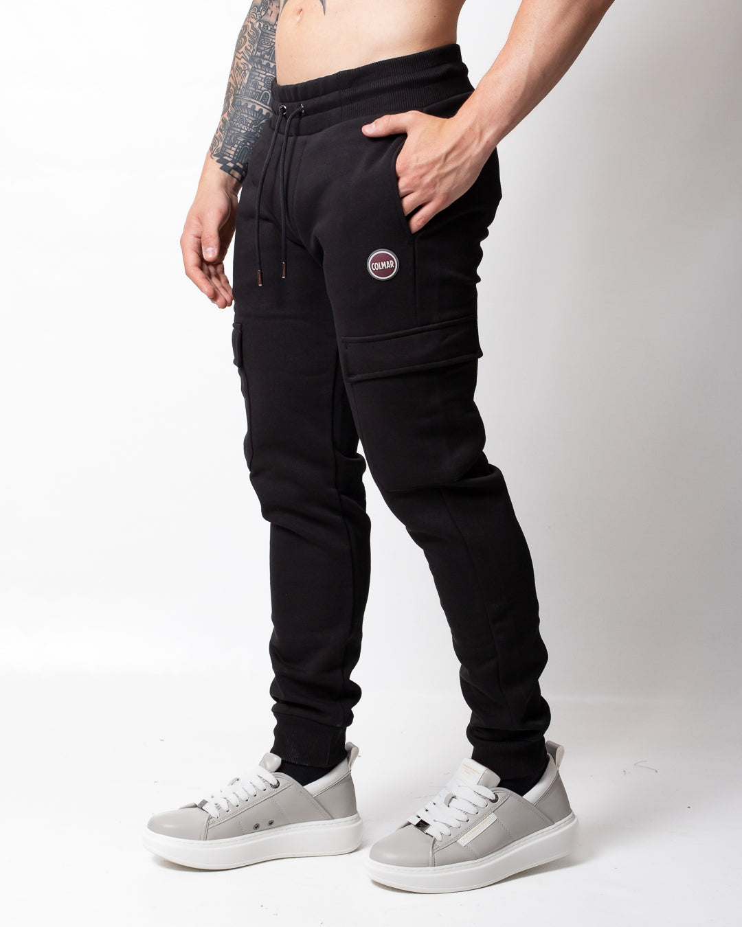Pantalone Colmar cargo in felpa uomo
