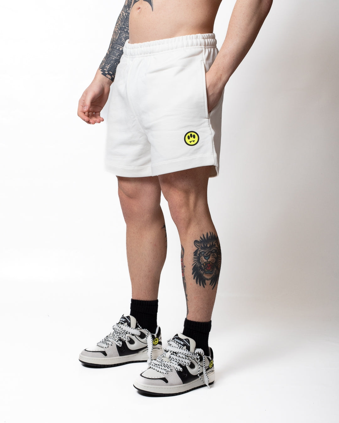 Short Barrow in felpa con logo classic