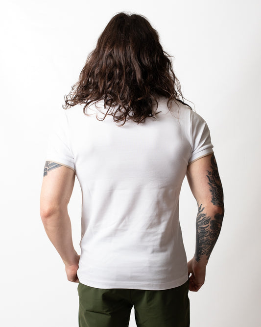 T-Shirt Colmar "Monday" slim in piquet uomo