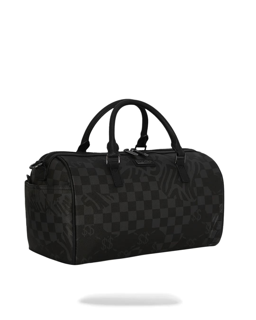 Borsa Sprayground nero 3AM check mini duffle