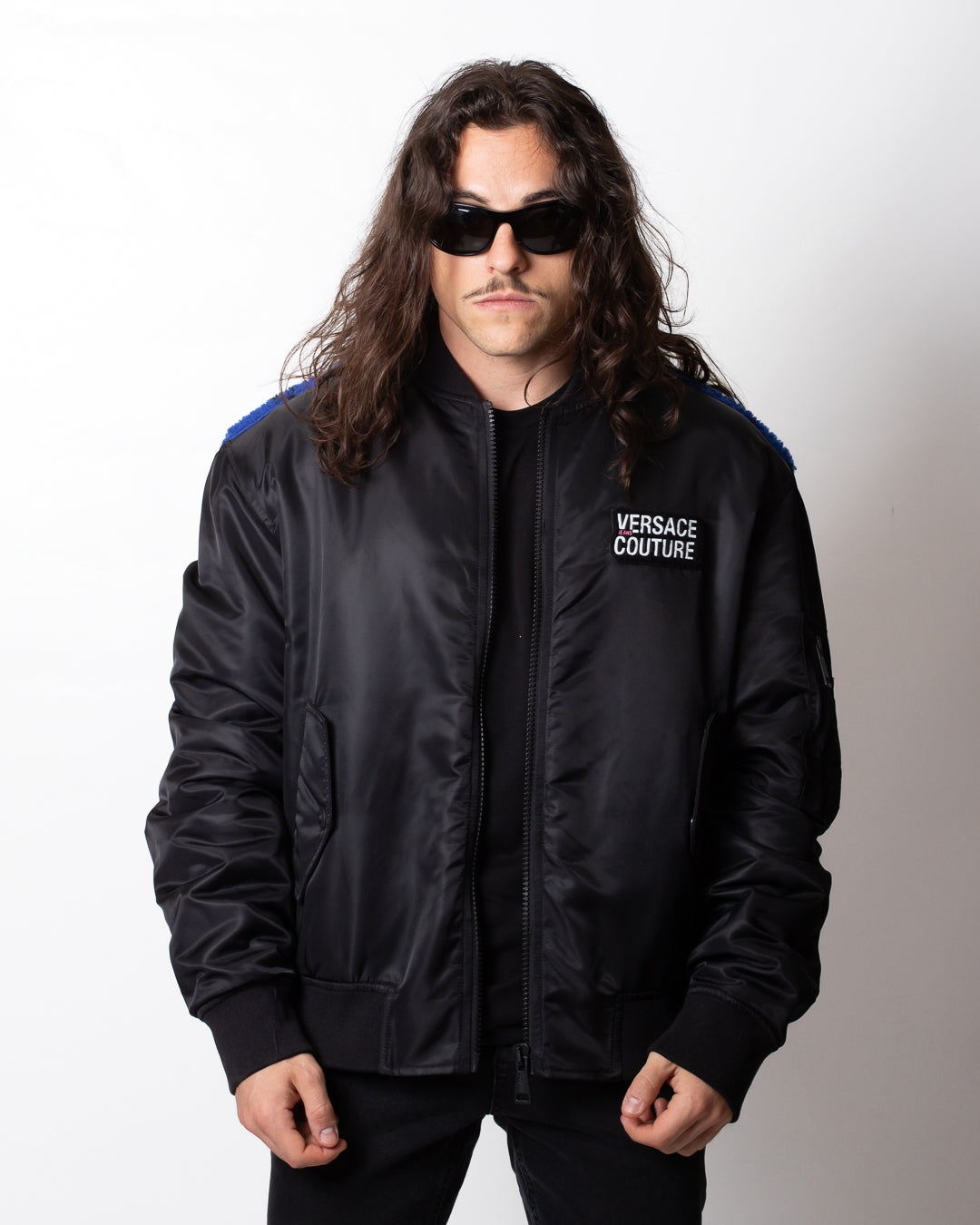 Giubbotto Versace Jeans Couture bomber teddy uomo