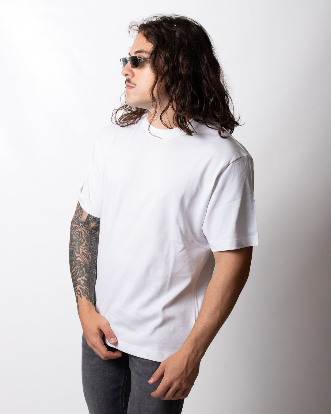 T-Shirt Richmond X con logo e strass uomo