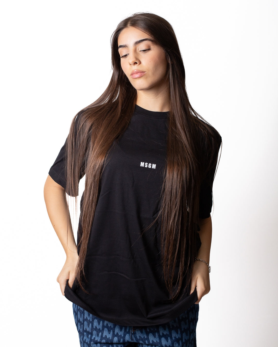 T-Shirt MSGM con logo minimal