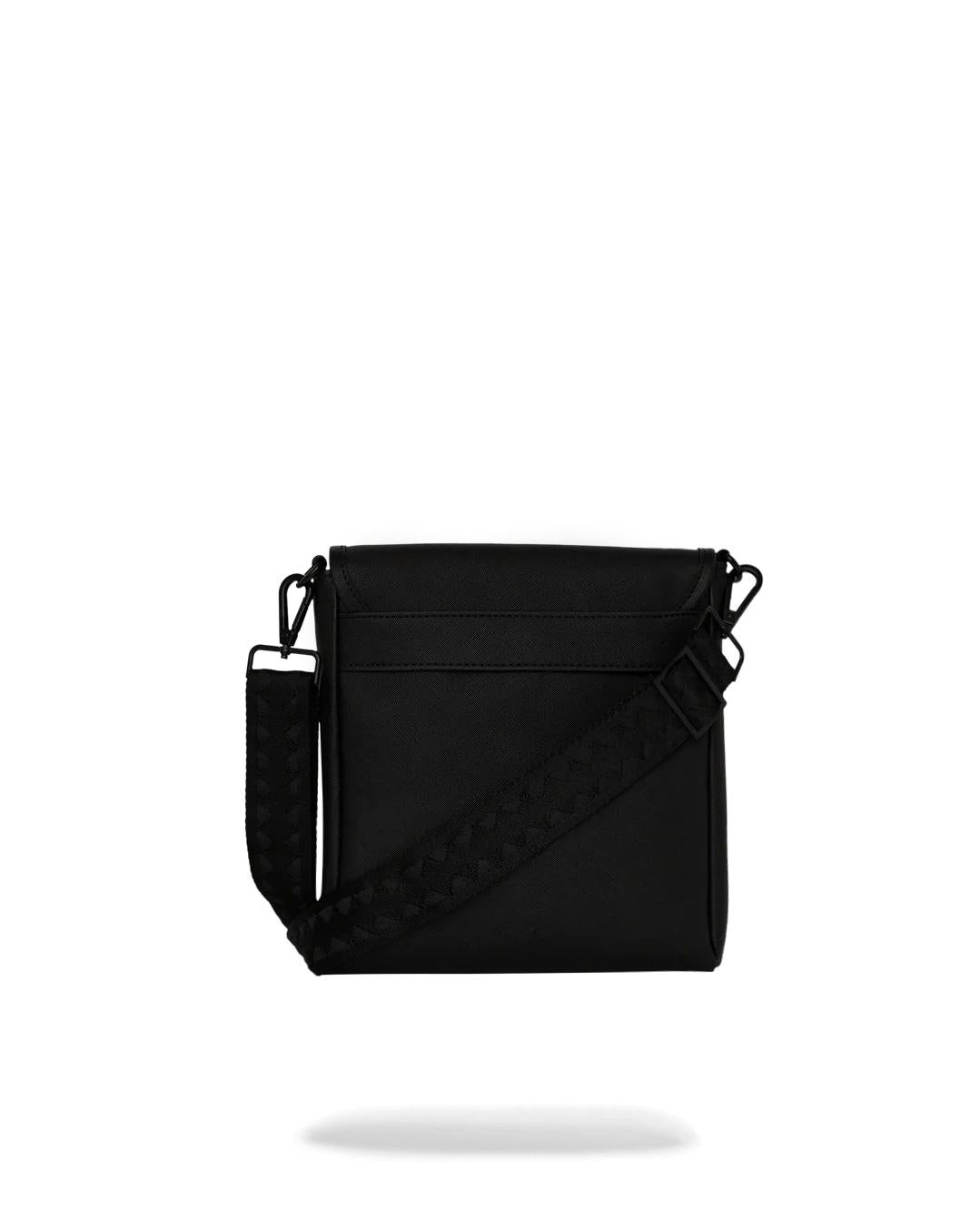 Tracolla Sprayground nero Fly knit mouth messanger sling