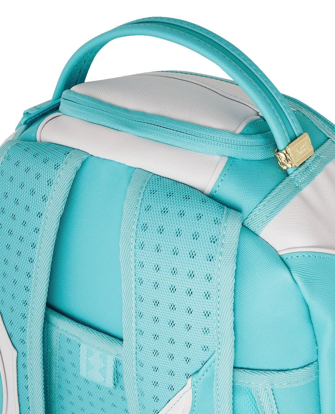 Zaino Sprayground bianco Shark central blue and white color dlxsv backpack