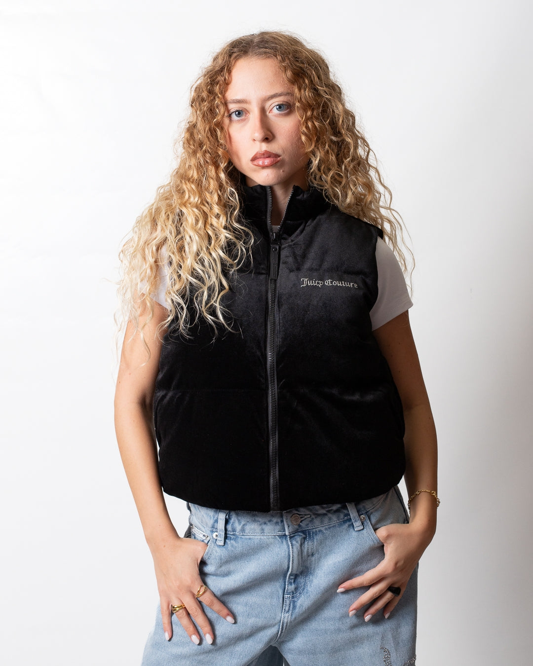 Gilet Juicy Couture "Lightening Velour" donna