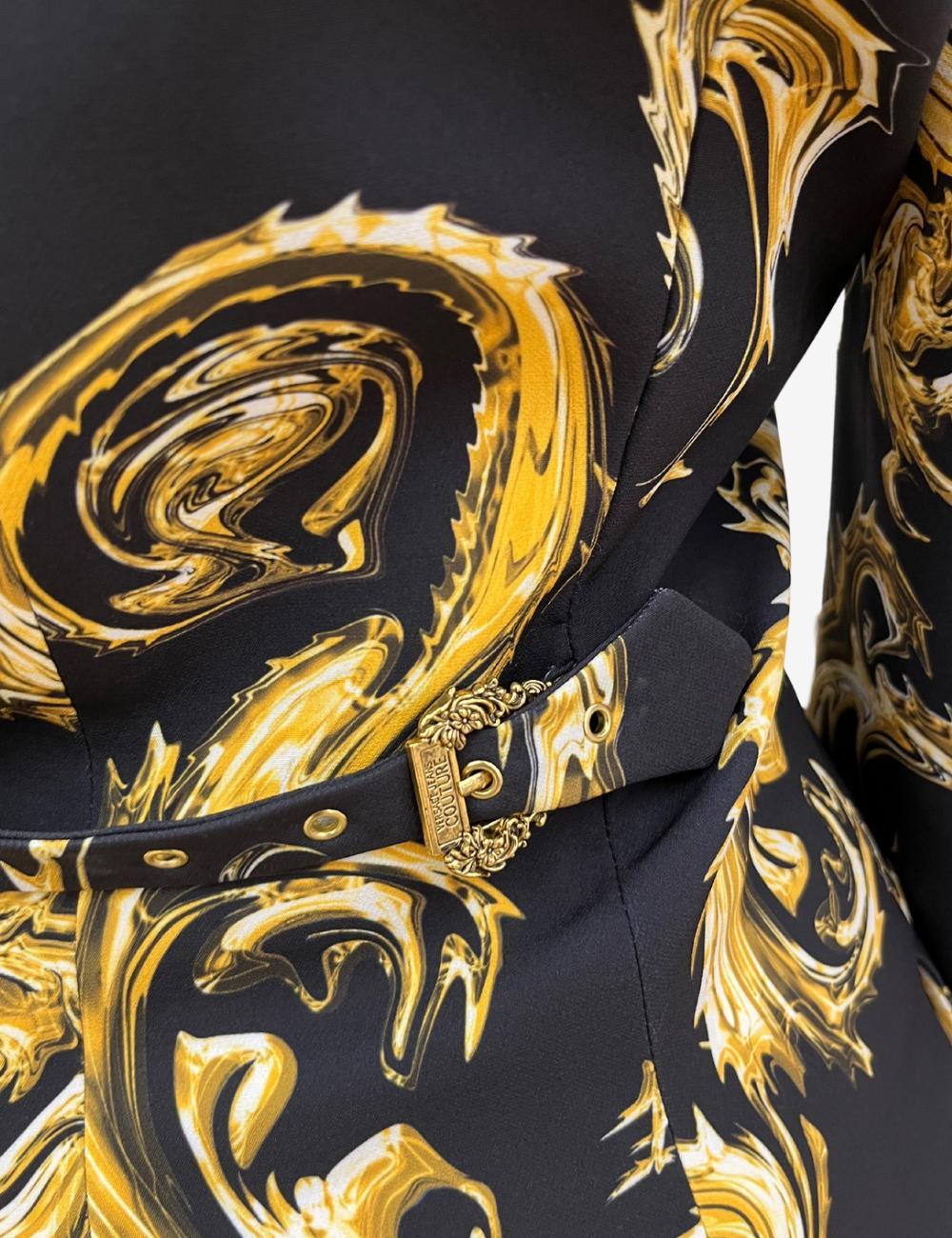 Blazer Versace Jeans Couture con fibbia Baroque donna