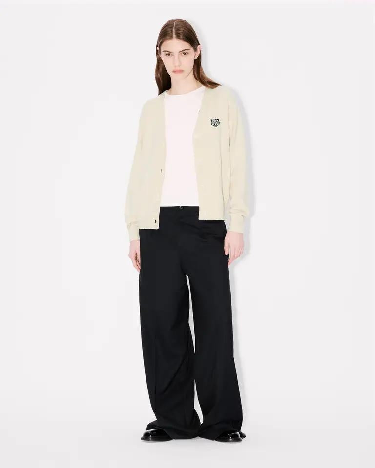 Cardigan Kenzo Paris "Happy Tiger" in misto lana donna