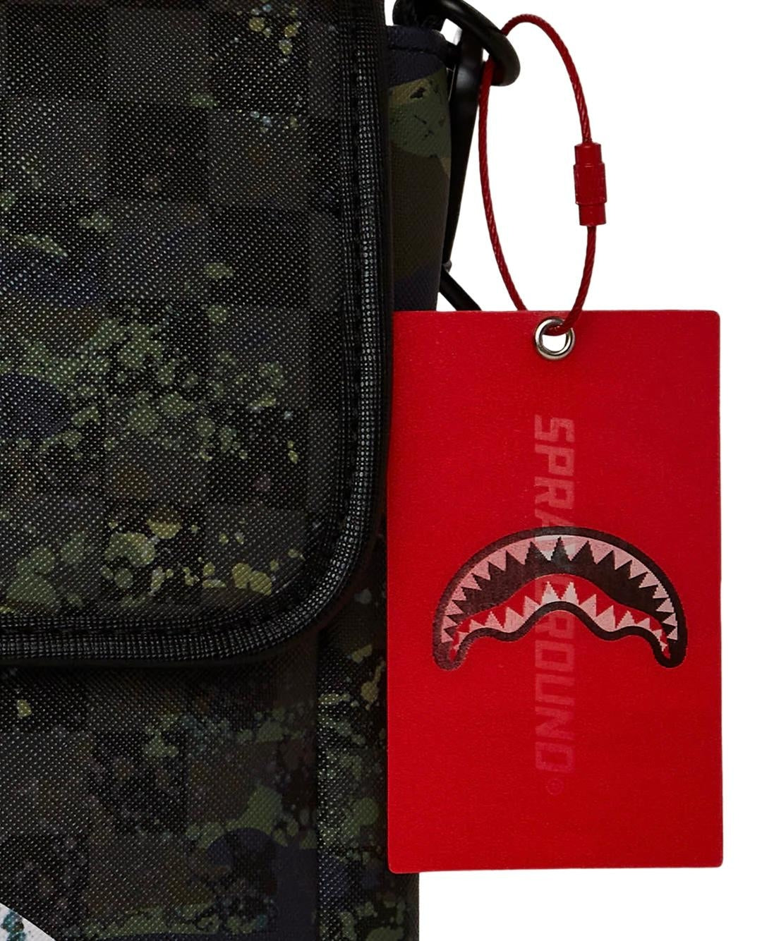 Tracolla Sprayground nero Camo splash messenger