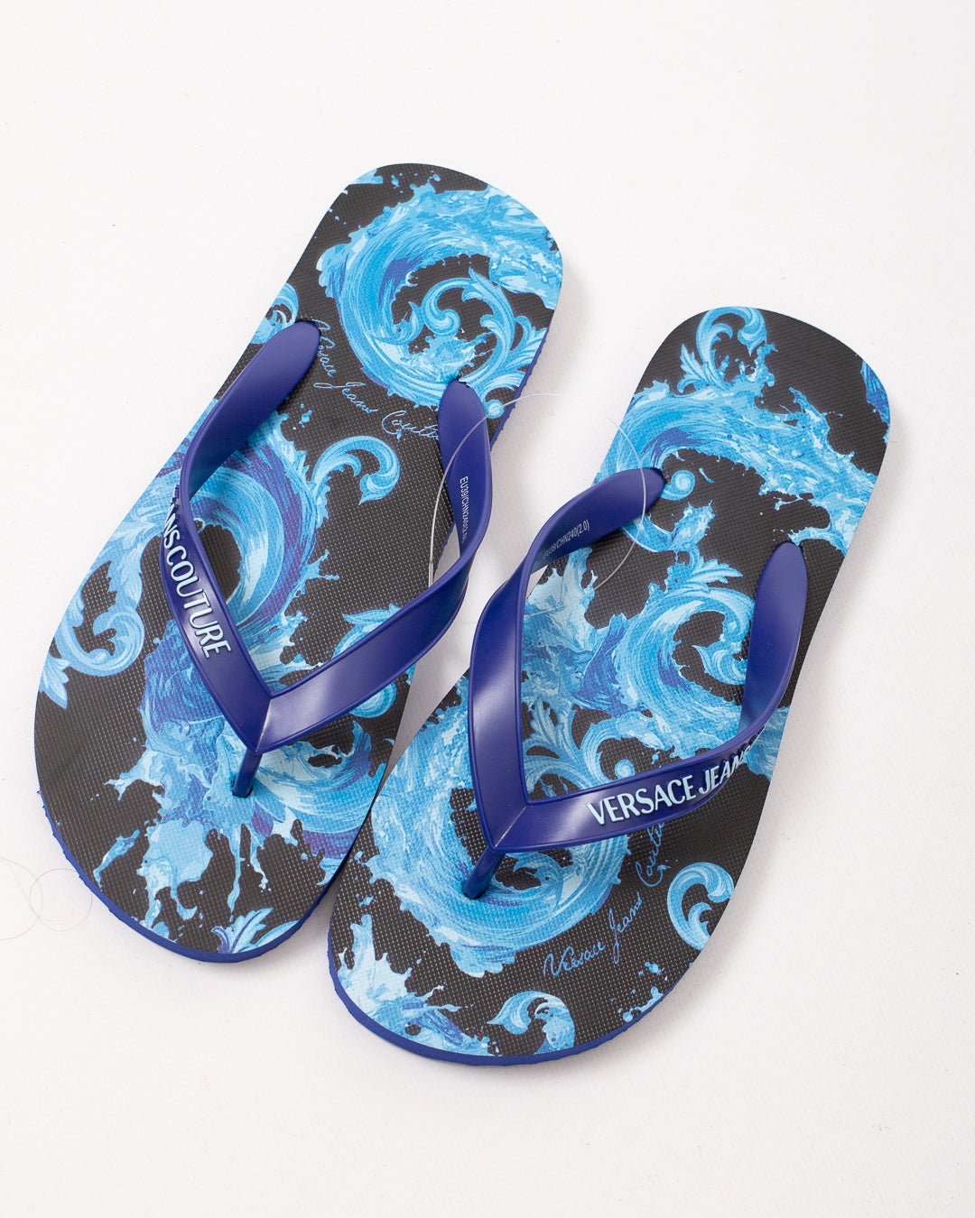 Ciabatte Versace Jeans Couture in gomma "Baroque" uomo
