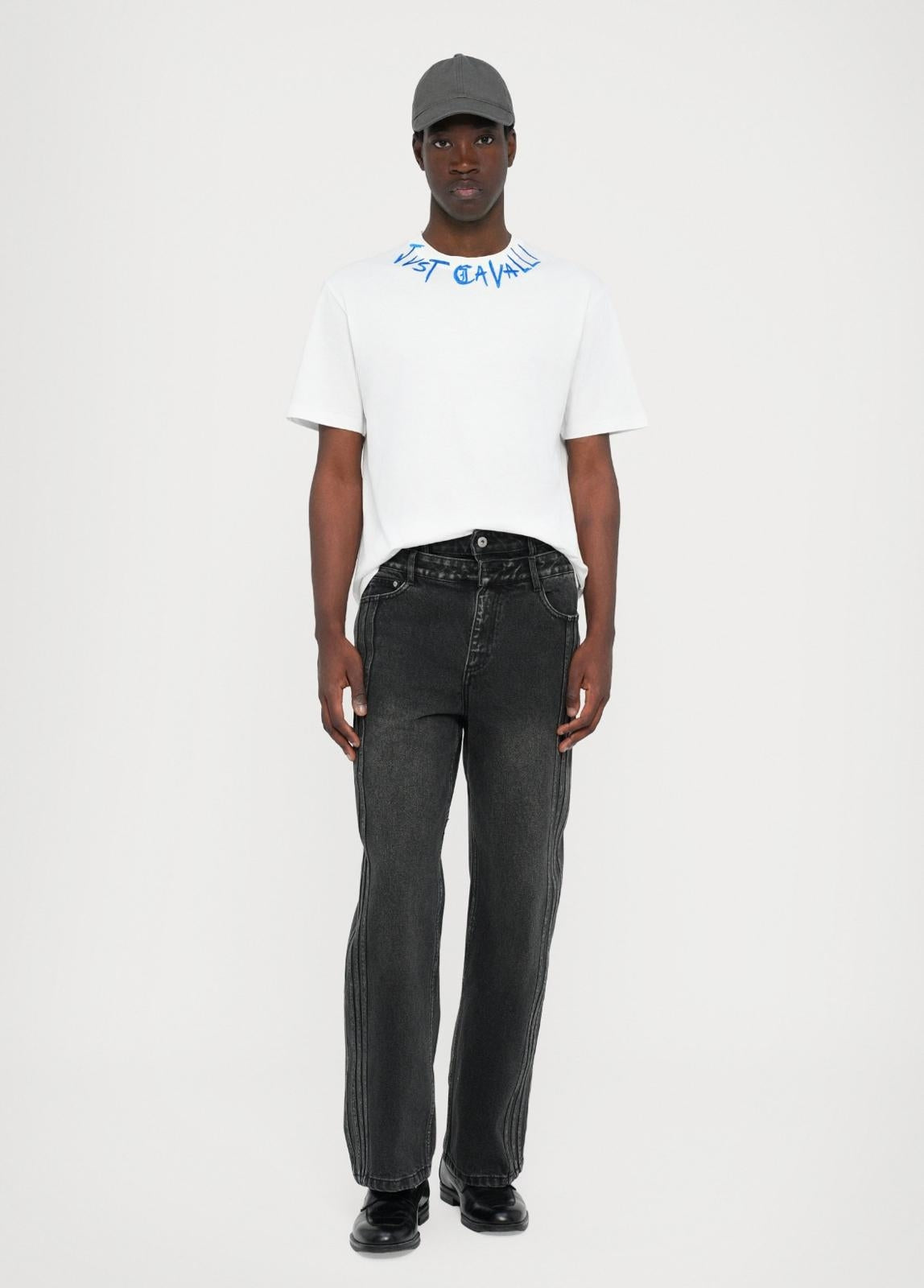 T-Shirt Just Cavalli "Logo Chain" uomo