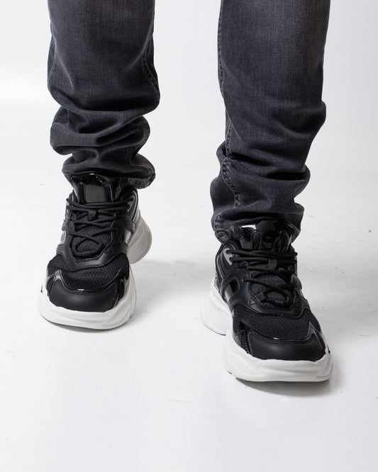 Sneakers Just Cavalli in rete con logo a contrasto uomo