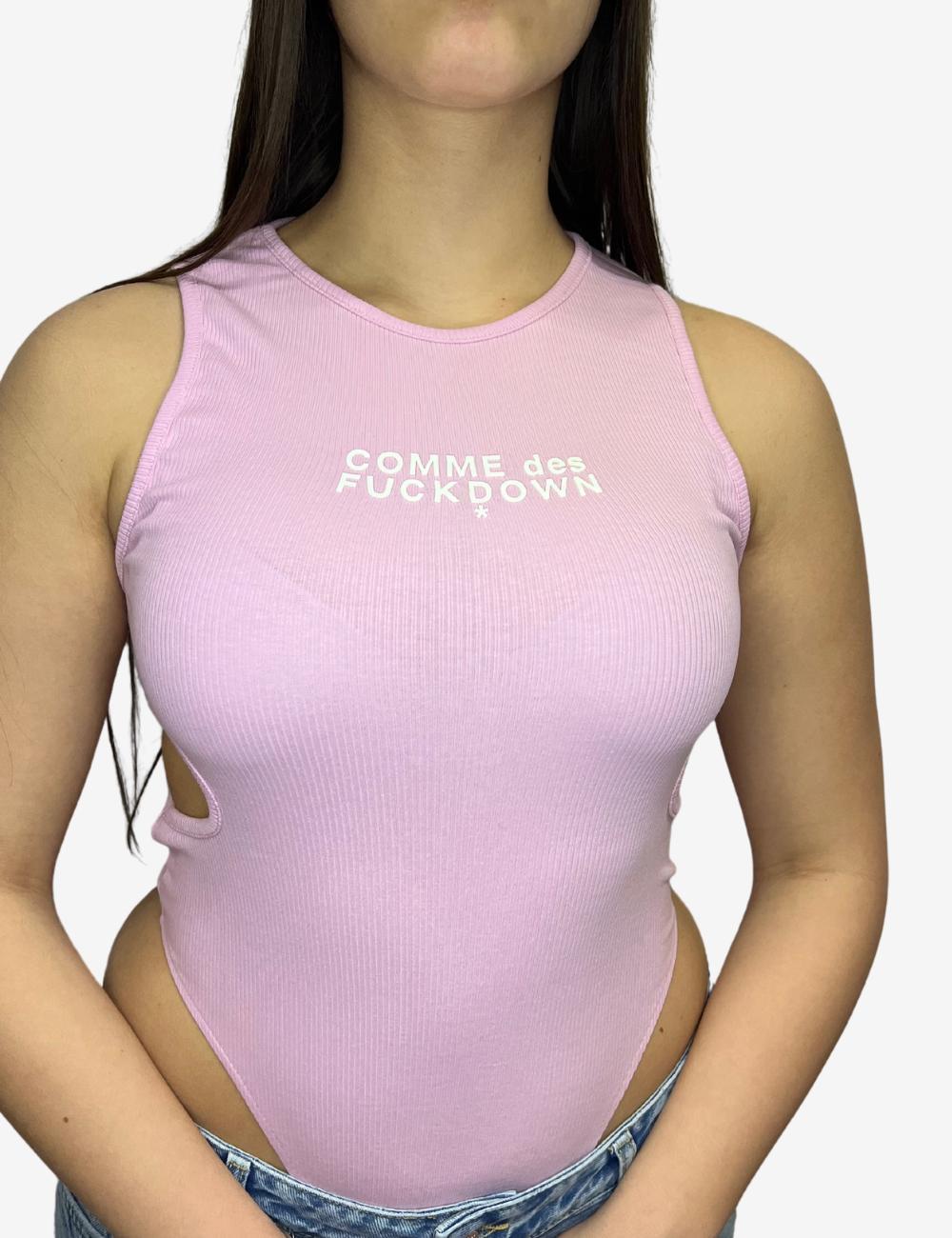 Body Comme des fuckdown con logo donna