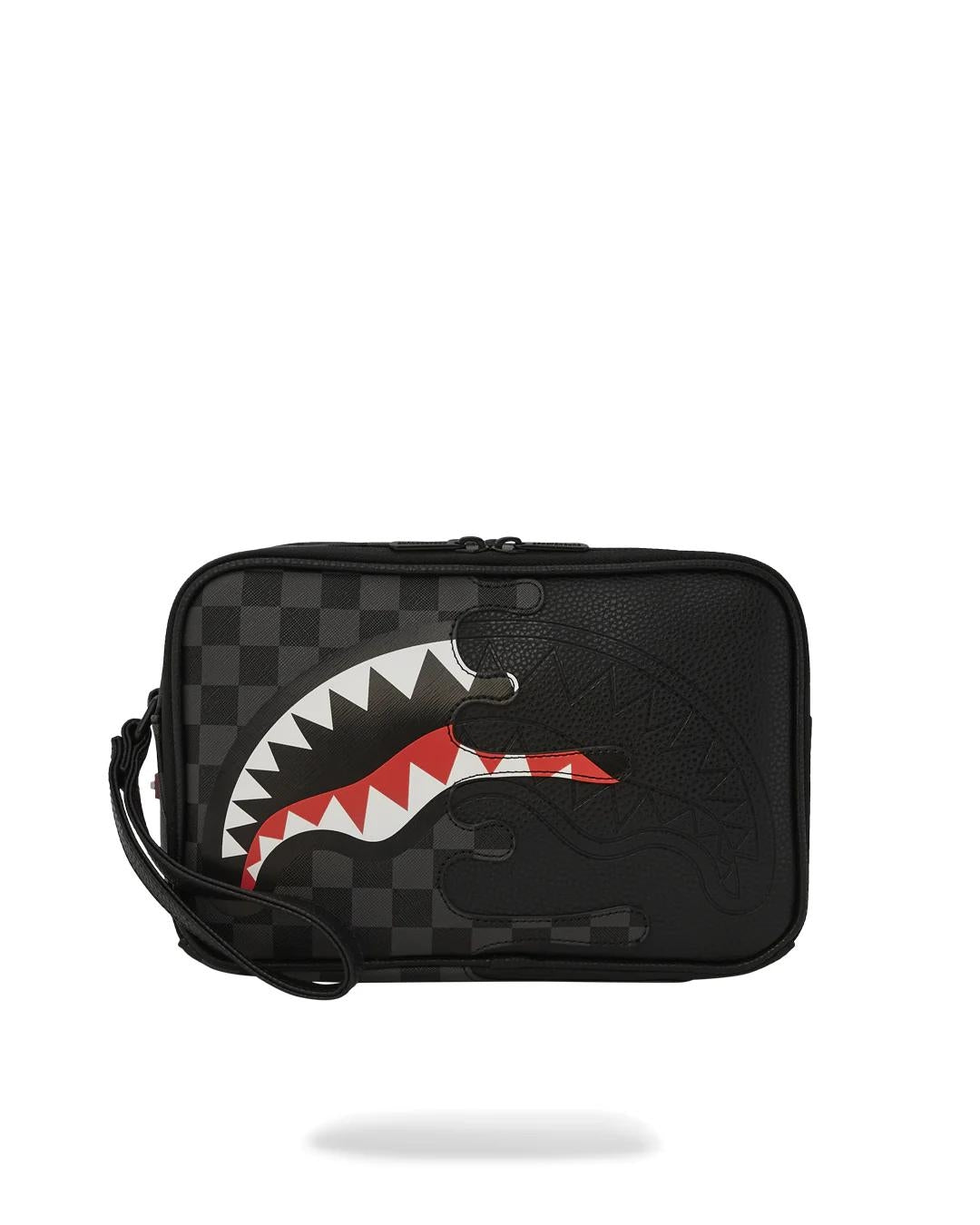 Pochette e beauty Sprayground nero unfinished shark toiletry