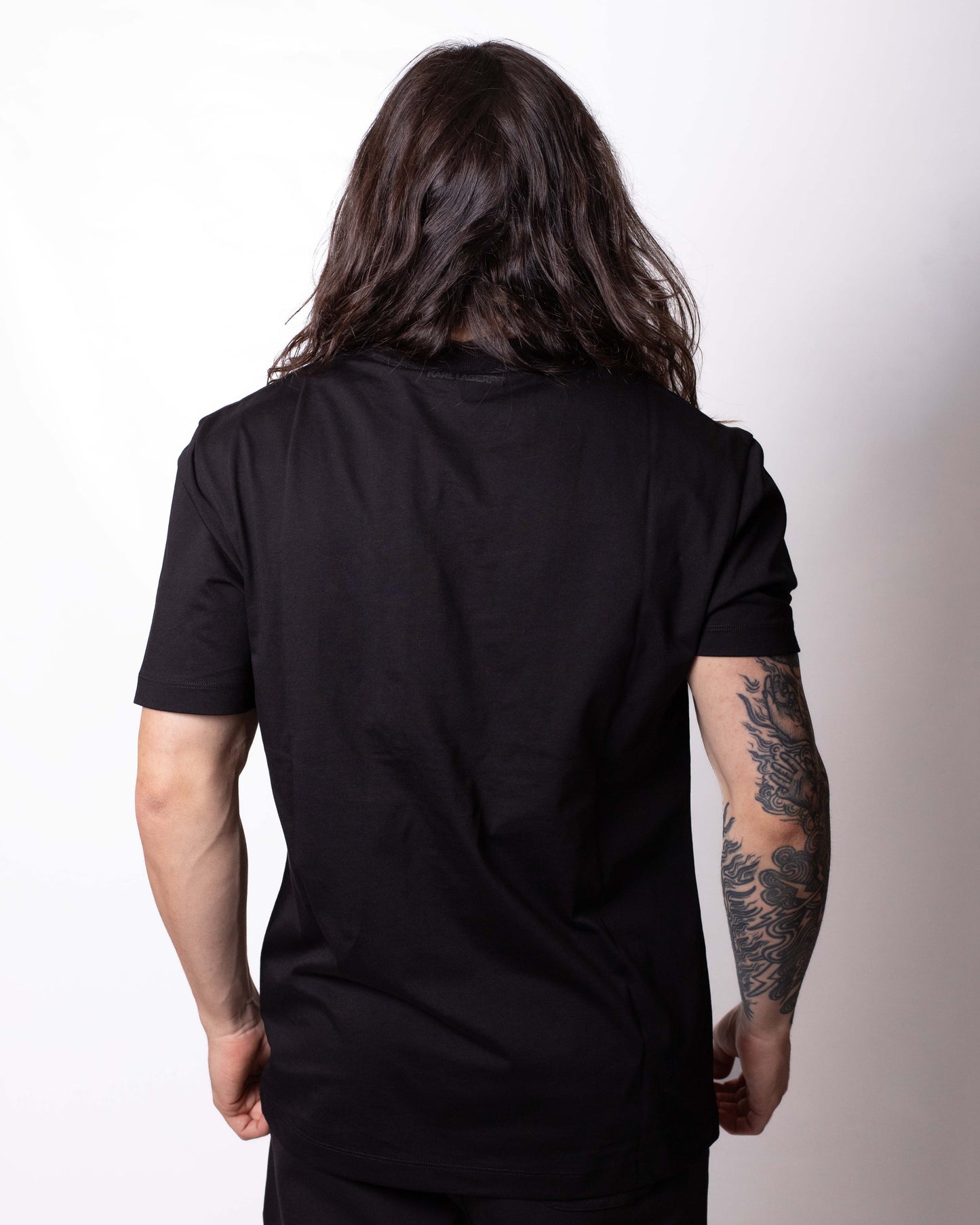 T-Shirt Karl Lagerfeld con stampa in rilievo uomo