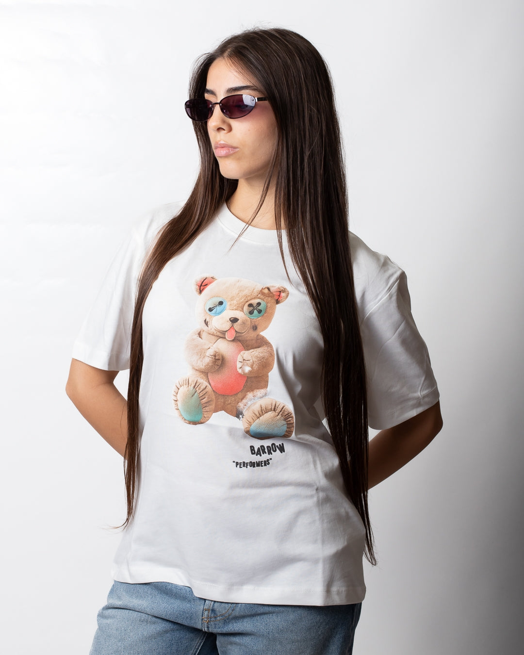 T-Shirt Barrow "Performers" con stampa Teddy