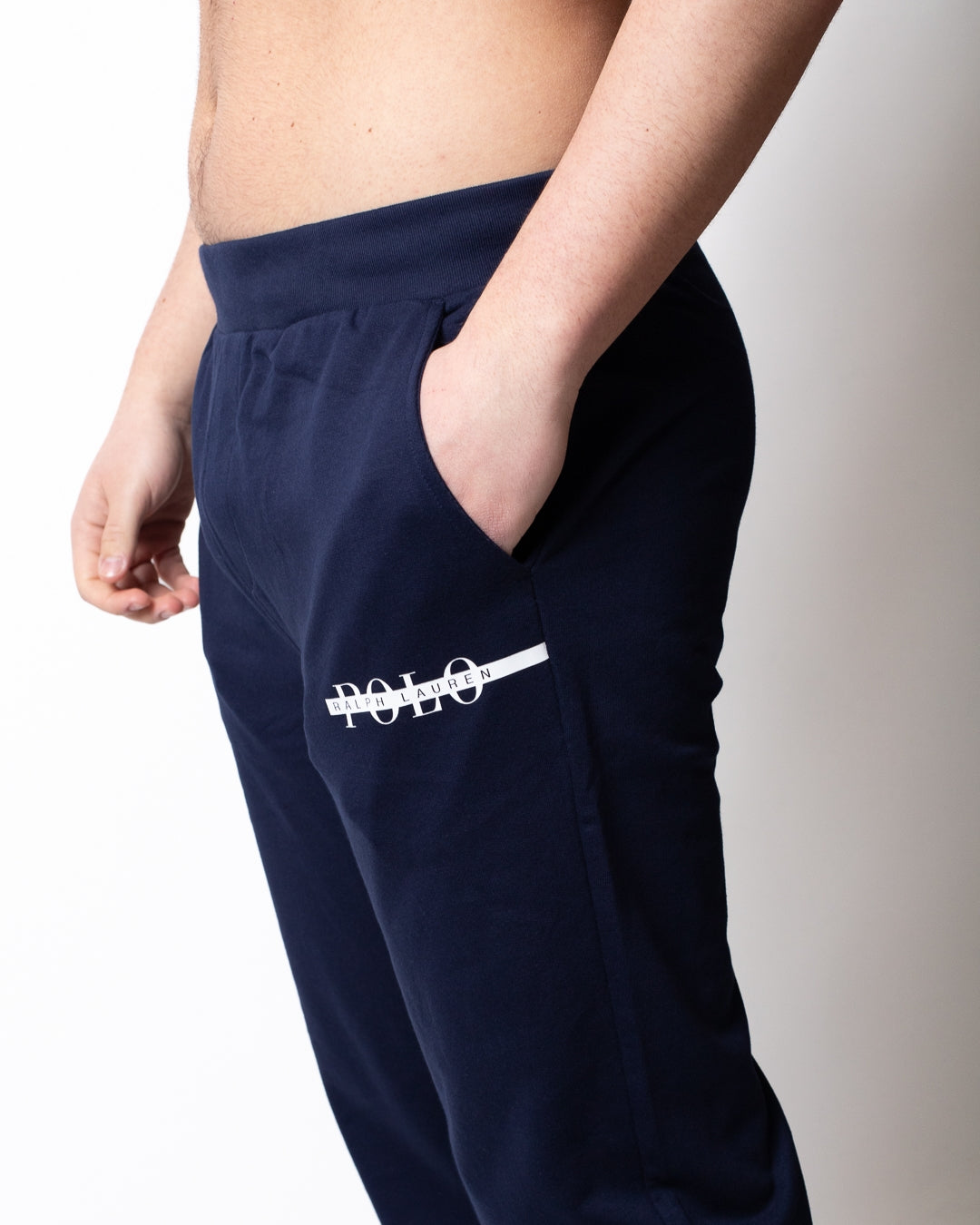 Pantalone Polo Ralph Lauren in felpa con ricamo e stampa uomo