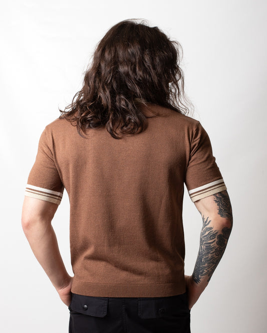 T-Shirt Gaelle girocollo in maglia uomo
