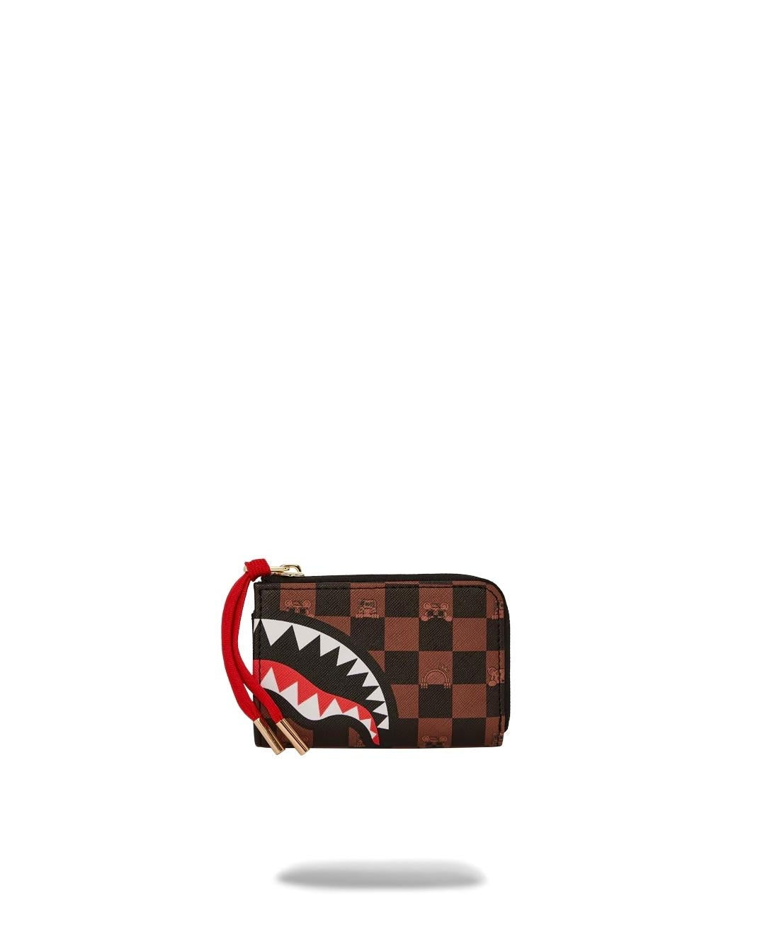 Portafoglio Sprayground marrone peeking character zip-out wallet