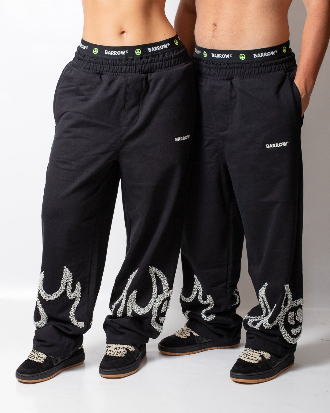 Pantalone Barrow in felpa con fascia logata