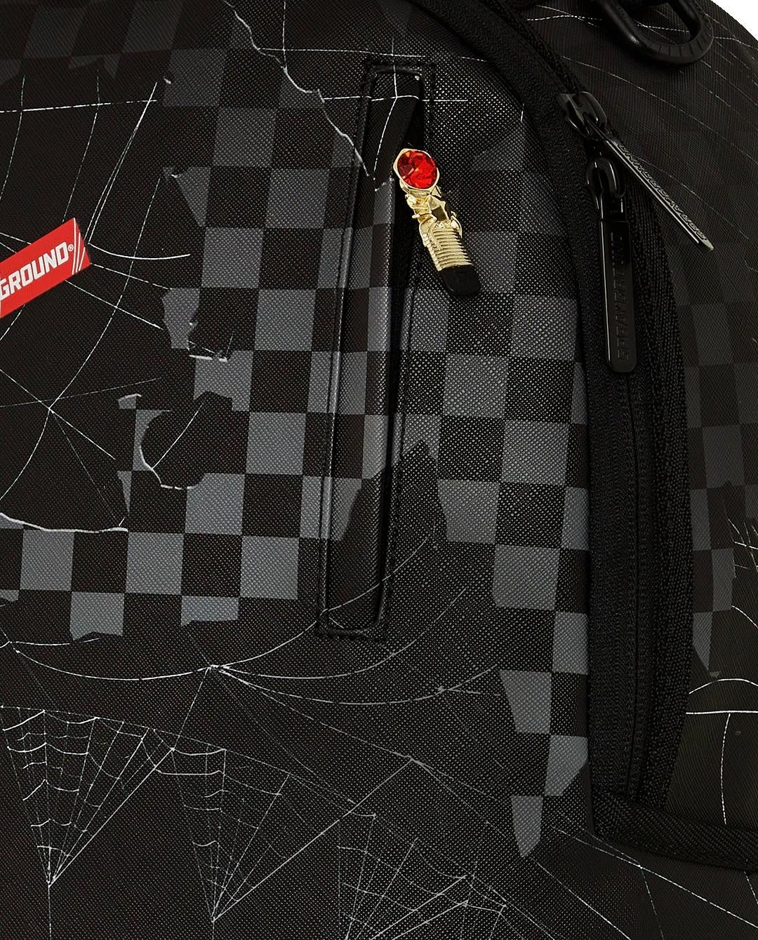 Zaino Sprayground nero Spider WFB dlxsv backpack